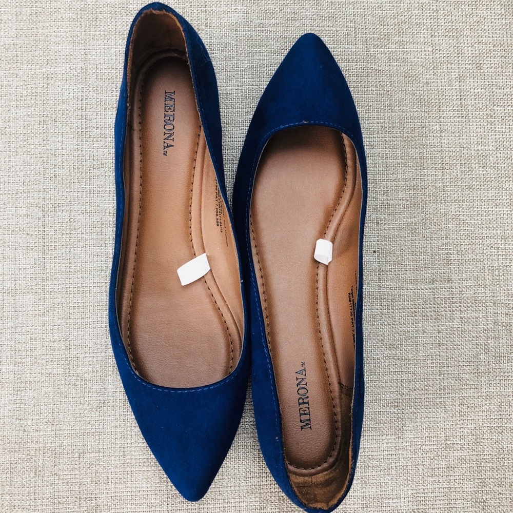 New! Merona Drew Pointed Toe Ballet Flats 10